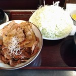 とんたん - 豚丼セット 竹