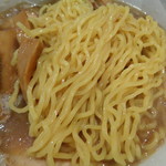 煮干し中華そば 一剣 - 細縮れ麺