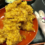 ニコニコ亭 - ウサギのキーホルダーと比べても大きいのがわかります【料理】