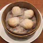 中国料理 龍薫 - 点心三品：エビ蒸し餃子