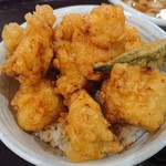 Tem Men - とり天丼(ﾐﾆ麺付)(840円+税)