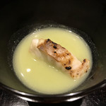 髙橋 謙太郎 - 20kgのクエの椀物、甘長唐辛子の緑のソース