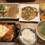 韓美膳 - チーズタッカルビセット