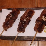 串焼き処蔵人 - 豚トロの串カツ