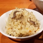 麺屋 六感堂 - 牛蒡の五目御飯