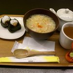 お茶カフェ Sui - おにぎりセットと豚汁