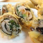 食事処 ときわ - 「いわしの梅しそ天」３５０円