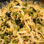 漁菜献舗 鳥新 - 高菜もやし