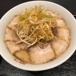 喜多方ラーメン 坂内 - ネギ焼豚ラーメン