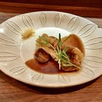 セルサルサーレ - 穴子のフリット 胡麻油の香り 新生姜のピクルス