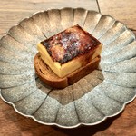 セルサルサーレ - フォアグラのブリュレとエスプレッソの食パン