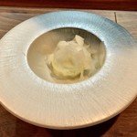 セルサルサーレ - 梨のかき氷 オリーブオイルのジェラート