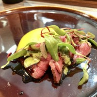 セルサルサーレ - 黒毛和牛のイチボ かぼちゃとビール バターのソース