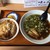 味の三平 - ミニえび丼&ミニ醤油ラーメン…そんなセットはメニューにはありませんので､各自で交渉して下さいね(￣∀￣)