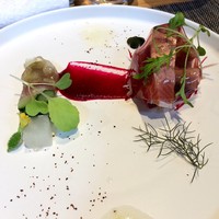 ルアン NIPPONIA HOTEL 奈良 ならまち - 戻り鰹の藁燻し 奈良野菜のテリーヌ