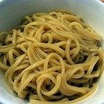 幻の中華そば加藤屋 百万遍 にぼ次朗 - つけ麺の麺。