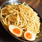 らーめん 峰 - つけ麺（７９０円）＋味付玉子（１００円）２０１９年９月