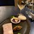 KUFUKU± - 料理写真:酒粕のレバーペーストと紫芋ムースの最中
里芋と西京フォアグラのパテドカンパーニュ