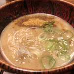 麺処むらじ - むらじのつけ麺 850円 (つけ汁)