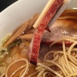 支那ソバ 小むろ - 叉焼断面3－4㎜