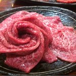 炭火焼 七厘 - おまかせコース ウチハラミと・・・何だっけ。