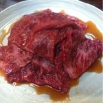 炭火焼 七厘 - おまかせコース 切り落とし 予約時サービス品