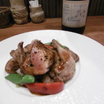 鉄板焼き Oribe - ウズラの鉄板焼き