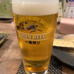 Chidori - まずはビール‼️