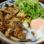 Marugame Seimen - 温泉玉子のせ牛味噌煮うどん＜並＞