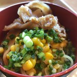 ホテルグランテラス - 味噌ラーメン作った！豚バラ焼肉があったので(ラーメン用じゃない)おまけ\(//∇//)\