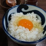 タイジンジャー - TKG。卵かけご飯専用醤油で頂く。