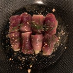 山下食堂 - 鰹と焼き葱のマリネ