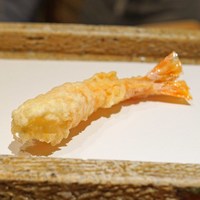 日本橋 蕎ノ字 - 車海老　②