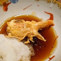 日本橋 蕎ノ字 - 車海老の頭　②