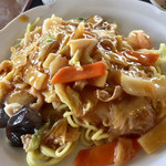 老板飯店 - 五目あんかけ焼そば