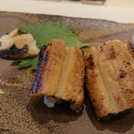 魚祥 - 穴子は香ばしくパリッと❤️