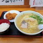 いのよし - 2019年10月　Aセット塩ラーメン大盛り（1030円）