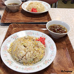 北田食堂 - 五目炒飯&ｽｰﾌﾟ