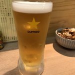 Tengu - まずは生ビール(^^)
                        宇都宮での９年間を思い起こすように
                        グイッと・・・・・