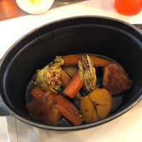 Benoit Alain Ducasse - 前菜、ポトフ、ビネガー効いてます