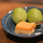 柳家 - 2019年10月再訪：シャインマスカット かぼちゃタルト☆