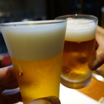 明道町中国菜 一星 - お誕生日おめでとうの乾杯♪