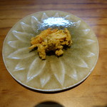 明道町中国菜 一星 - 伊勢海老の頭の身とワタの和え物