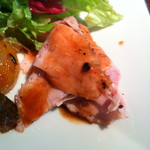 abasukuichasuetamendhi - プレジール1575円-本日のサラダ（5種類）-豚のもも肉のハム