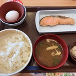 すき家 - 鮭朝食