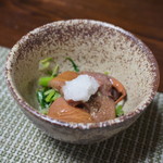 かたつむり - アミタケのお浸し