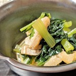 Chiyomusume - 油揚げと小松菜の煮浸し