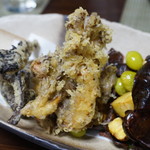 かたつむり - 舞茸の天ぷらUP