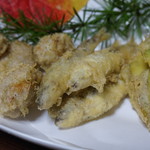 かたつむり - 稚鮎の天ぷらUP