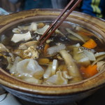 かたつむり - 茸鍋